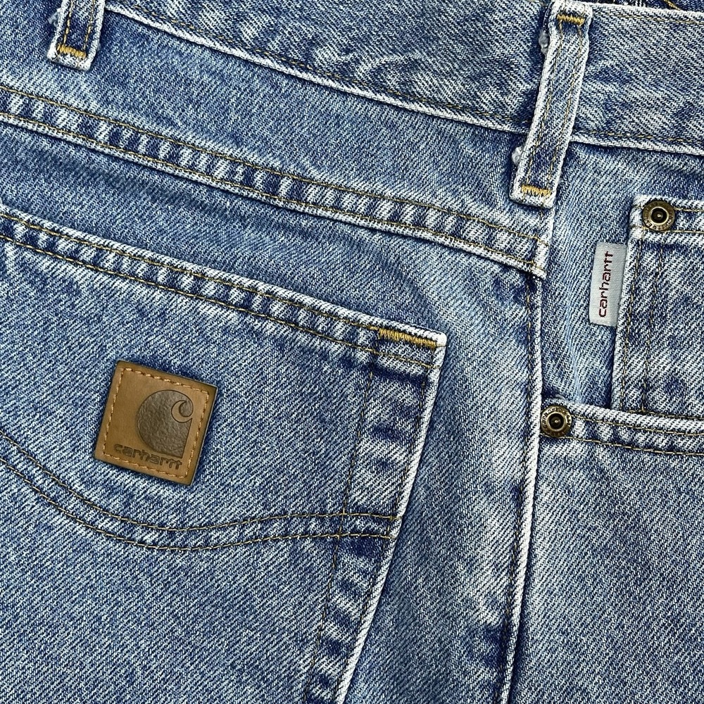Carhartt Jeans Men's Sz 46x30 Blue Denim Pants‎ Relaxed Fit Original Straight - Picture 5 of 7